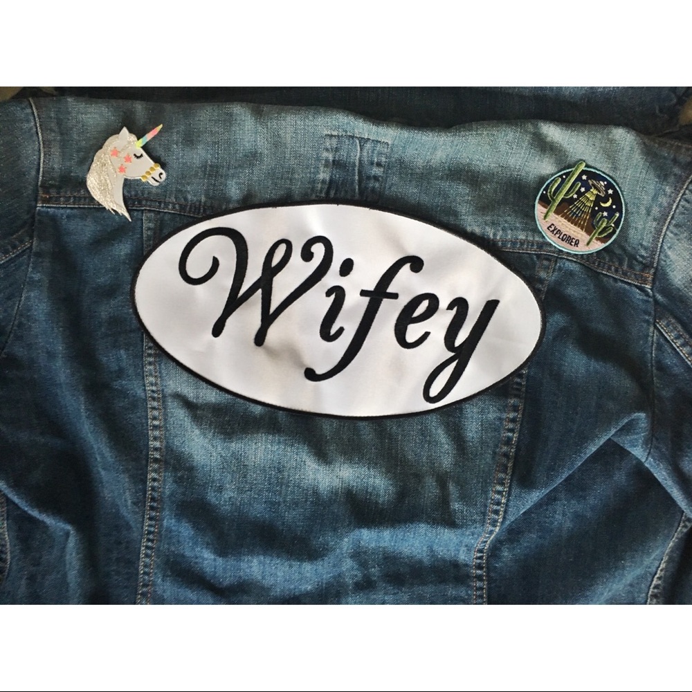 #Wifey custom large patch